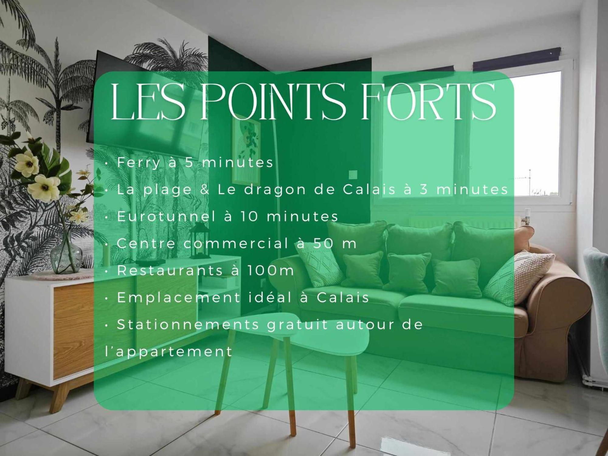 Calais Plage-Gare Appartement Elegant Tout Equipe المظهر الخارجي الصورة